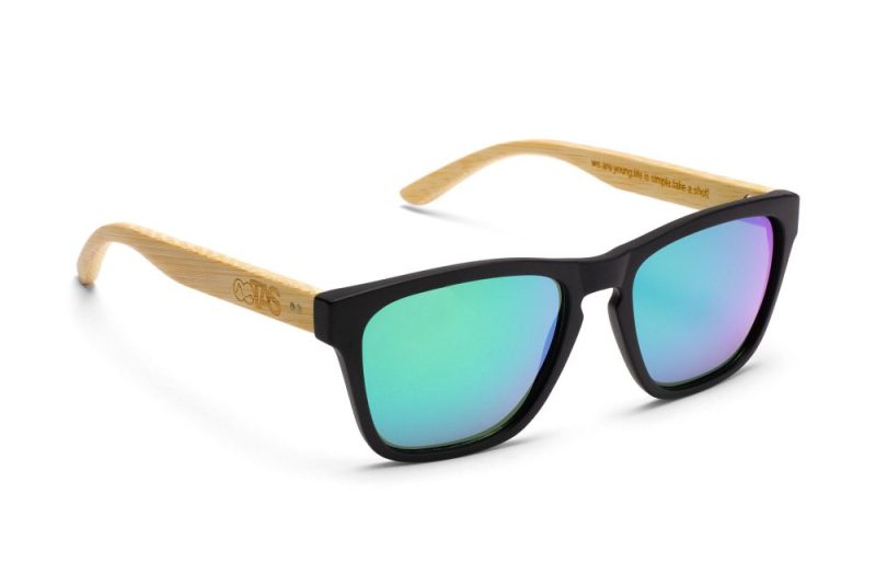 LittleMermaid TAKEASHOT Holz Sonnenbrille verspiegelt 1 2