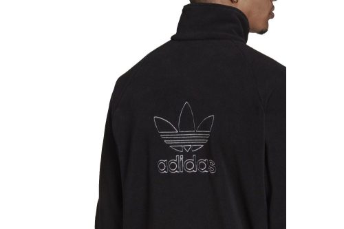 adidas adicolor classics teddy half zip fleece schwarz h06680 06