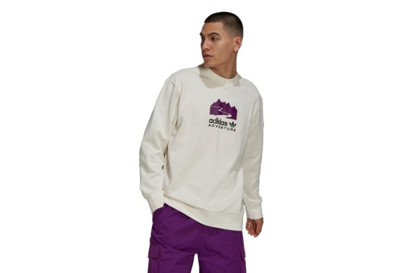 adidas adventure logo sweatshirt weiss h09108 01