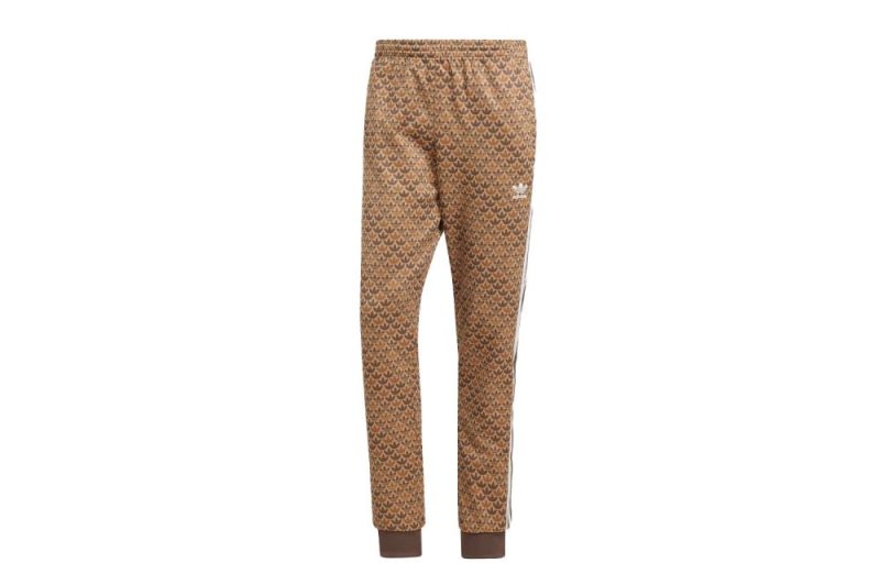 adidas classic mono trackpant braun is0257 01