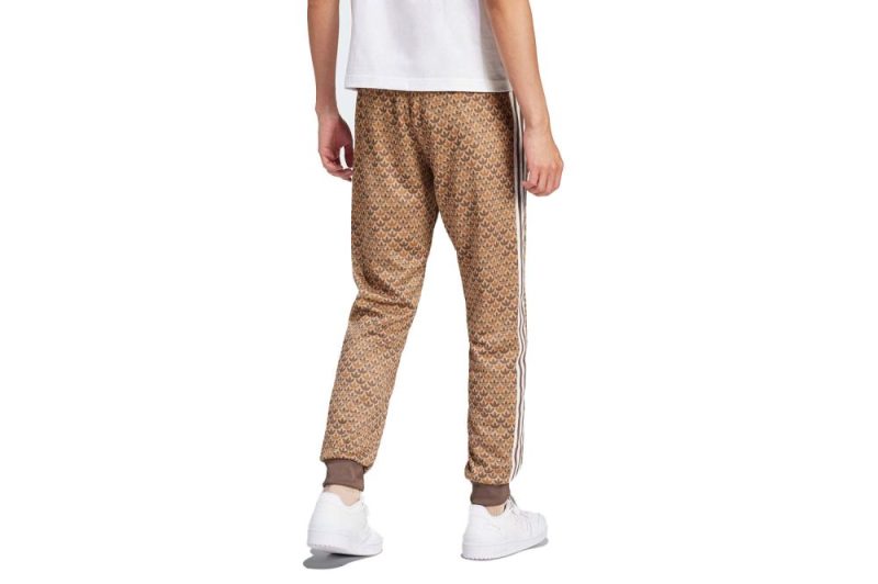 adidas classic mono trackpant braun is0257 03