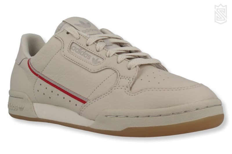 adidas continental 80 beige rot bd7606 1