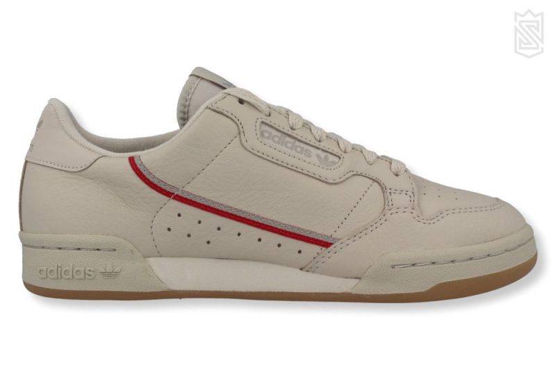 adidas continental 80 beige rot bd7606