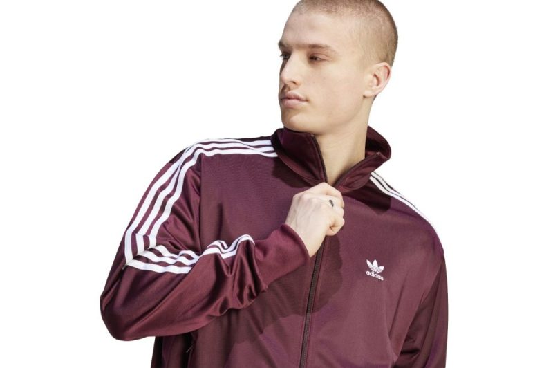 adidas firebird track top weinrot in4683 04