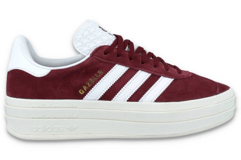 adidas gazelle bold w bordeaux weiss hq6892 1