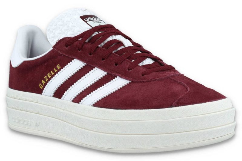 adidas gazelle bold w bordeaux weiss hq6892 2