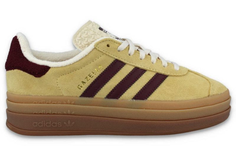 adidas gazelle bold w gelb bordeaux if5937 1