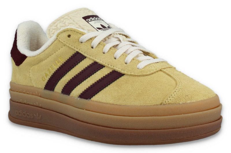 adidas gazelle bold w gelb bordeaux if5937 2