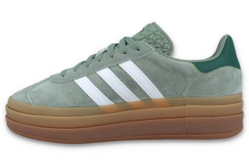 adidas gazelle bold w graugruen id6998 3