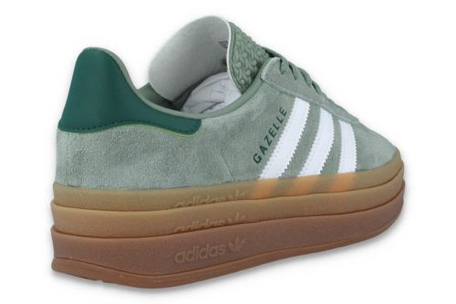 adidas gazelle bold w graugruen id6998 4