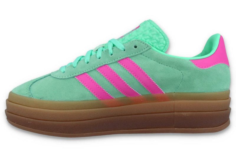 adidas gazelle bold w gruen pink h06125 3