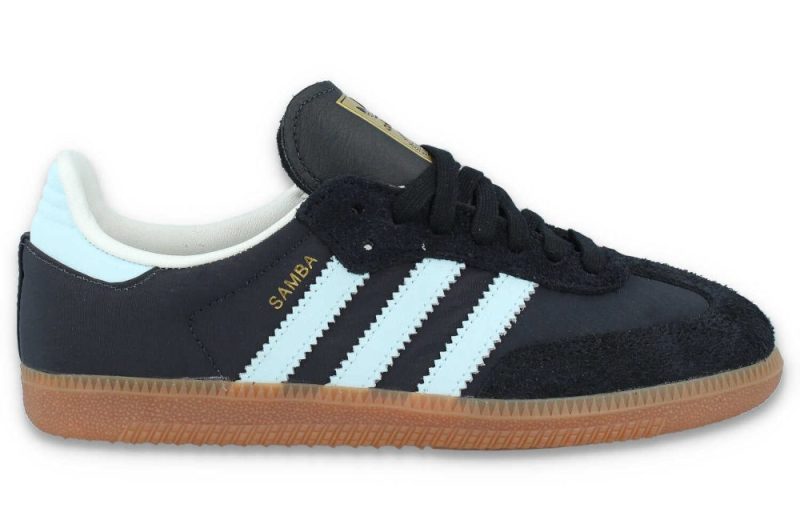 adidas samba og w schwarz blau id0493 01