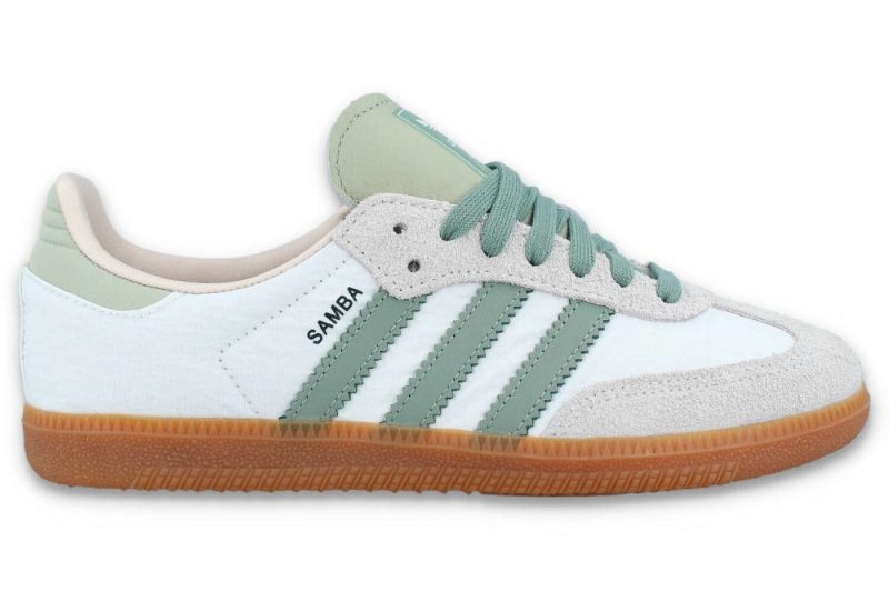 adidas samba og w weiss gruen id0492 01