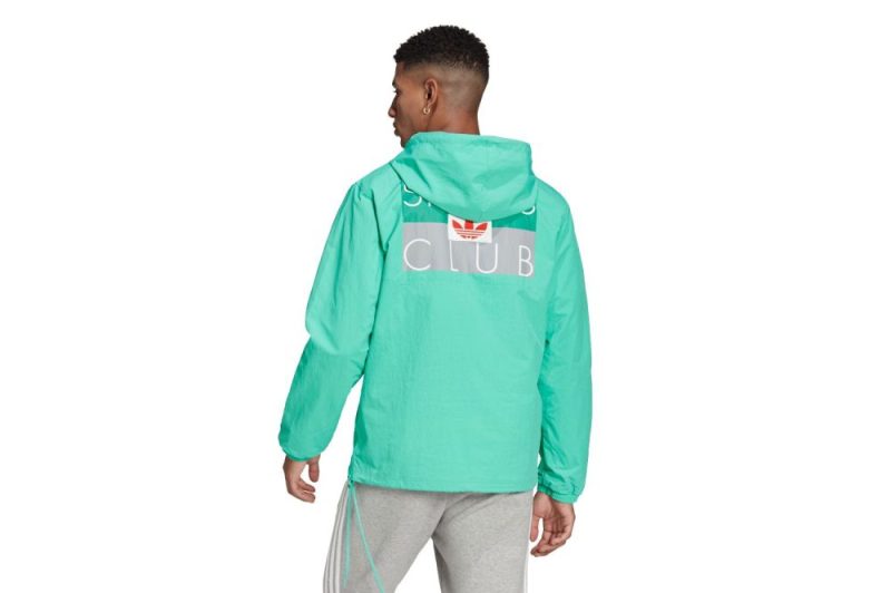 adidas sports club over the head windbreaker gruen hf4914 03