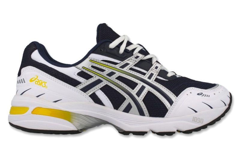 asics gel 1090 dunkelblau weiss 1021a275 400