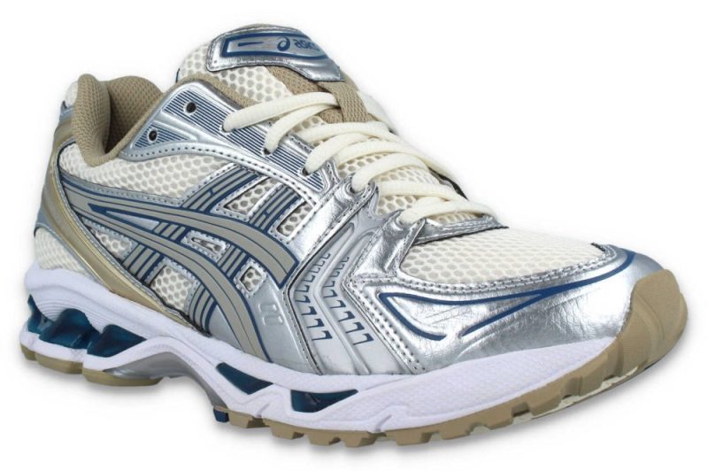 asics gel kayano 14 cream silber blau 1201a019 105 2