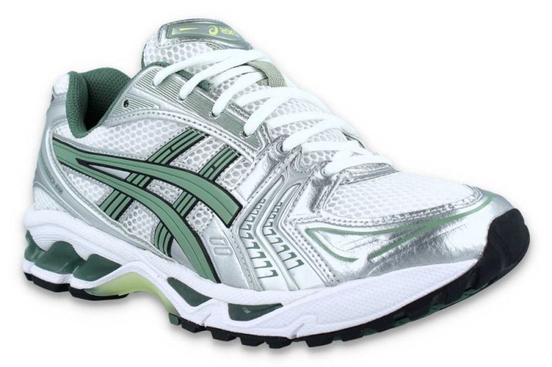 asics gel kayano 14 weiss silber grun 1201a019 107 2