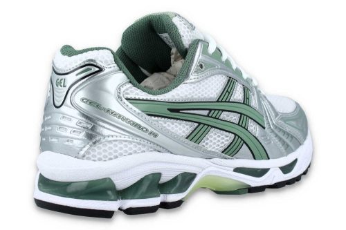 asics gel kayano 14 weiss silber grun 1201a019 107 4