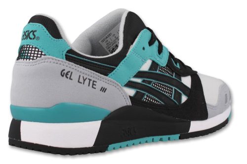 asics gel lyte iii og schwarz grau tuerkis 1201a051 100 3