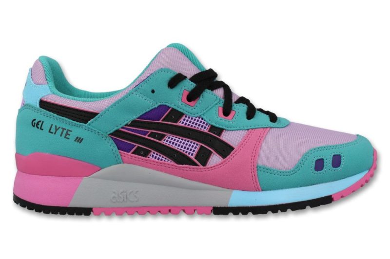 asics gel lyte iii og tuerkis pink 1201a051 500