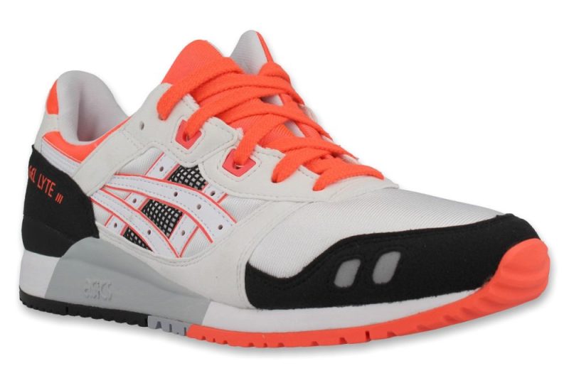 asics gel lyte iii weiss neonorange 1191a266 101 1