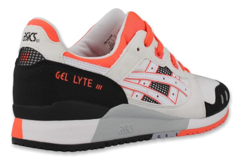 asics gel lyte iii weiss neonorange 1191a266 101 3