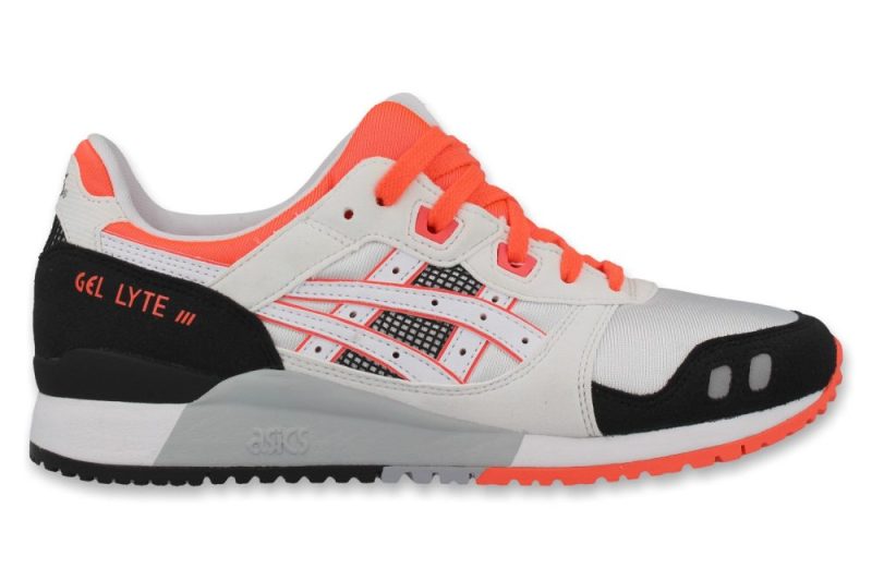 asics gel lyte iii weiss neonorange 1191a266 101