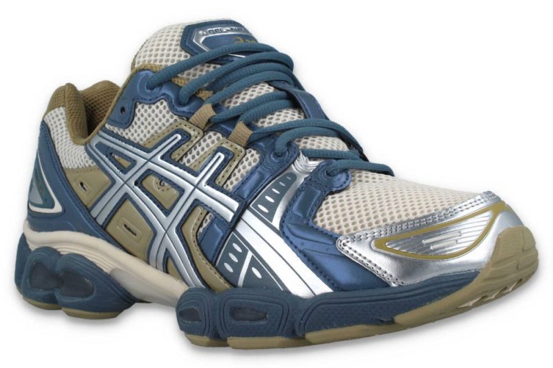 asics gel nimbus 9 beige blau 1201a424 251 2