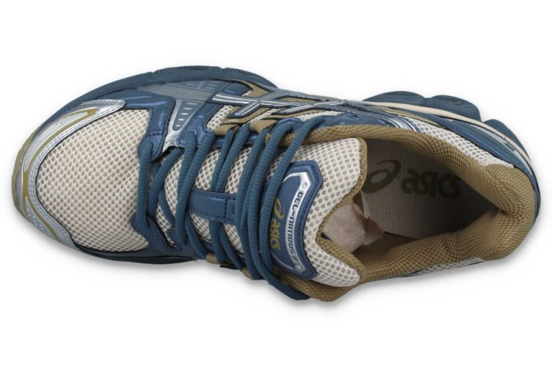 asics gel nimbus 9 beige blau 1201a424 251 6