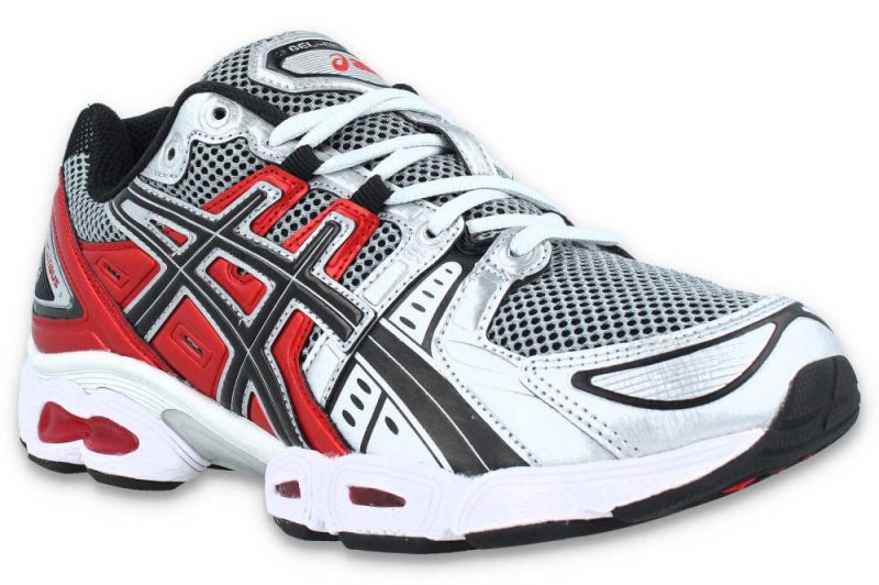 asics gel nimbus 9 silber rot 1201a424 020 02