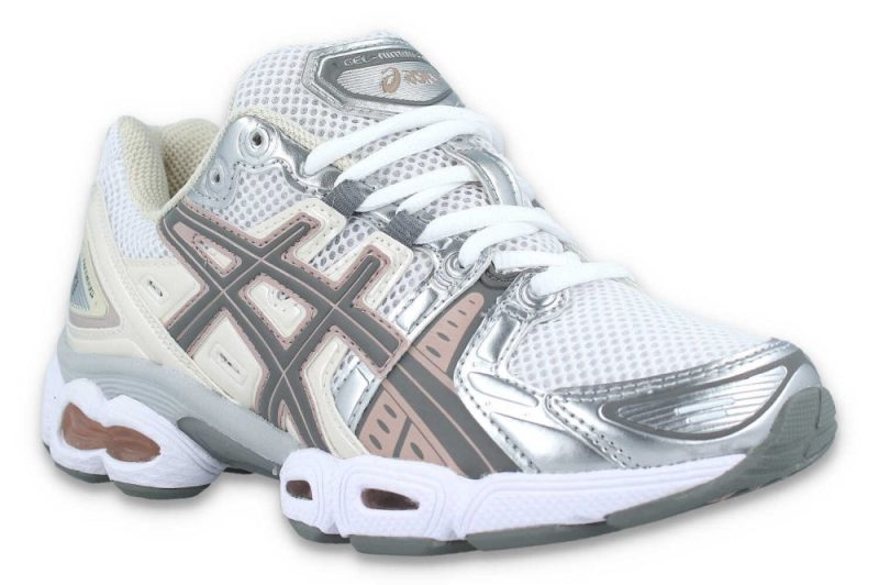 asics gel nimbus 9 w beige silber 1202a278 104 2