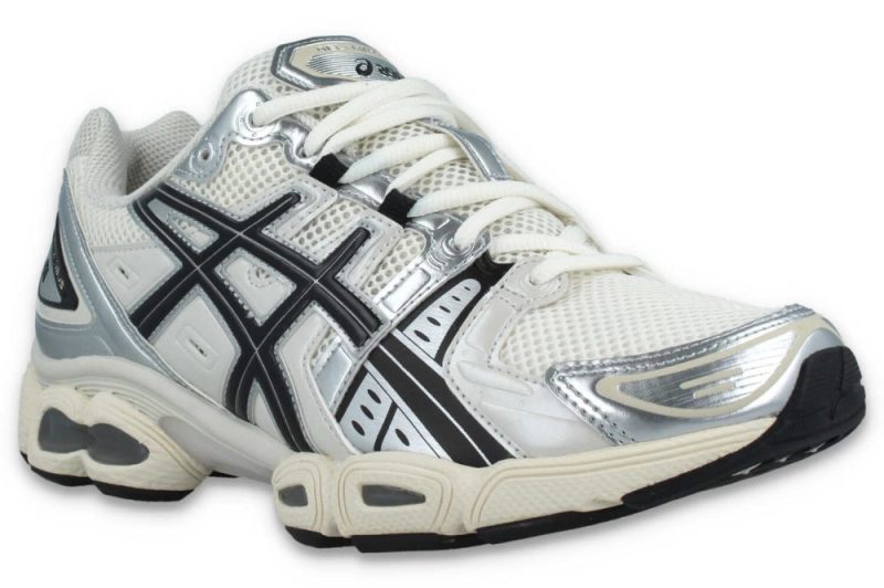 asics gel nimbus 9 weiss schwarz 1201a424 105 2