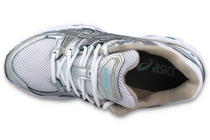 asics gel nimbus 9 weiss silber 1201a424 102 6