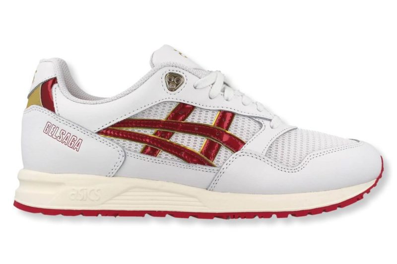 asics gel saga weiss rot 1191a231 100