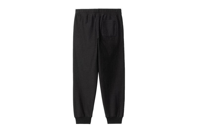 carhartt wip american script jogging pant schwarz i027042 89 xx 03 02