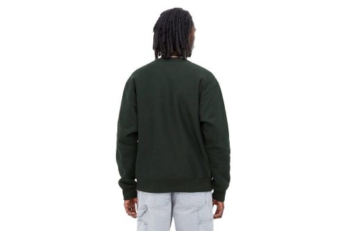 carhartt wip american script sweatshirt olive i025475 owe xx 03 dark cedar 4