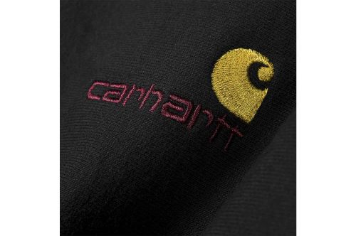 carhartt wip american script sweatshirt schwarz i025475 89 xx 03 04