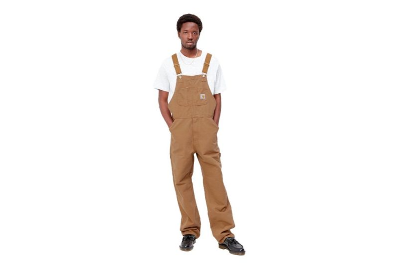 carhartt wip bib overall hellbraun i026462 hz 02 30 06