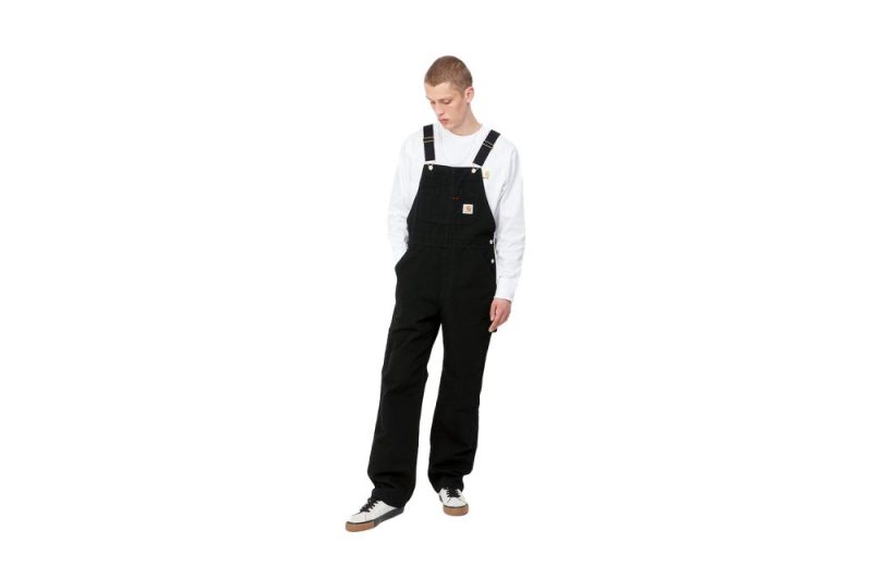 carhartt wip bib overall latzhose schwarz i026462 89 02 30 03