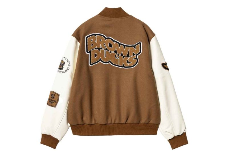 carhartt wip brown ducks bomber hamilton brown i033855 1x4 xx 03 02