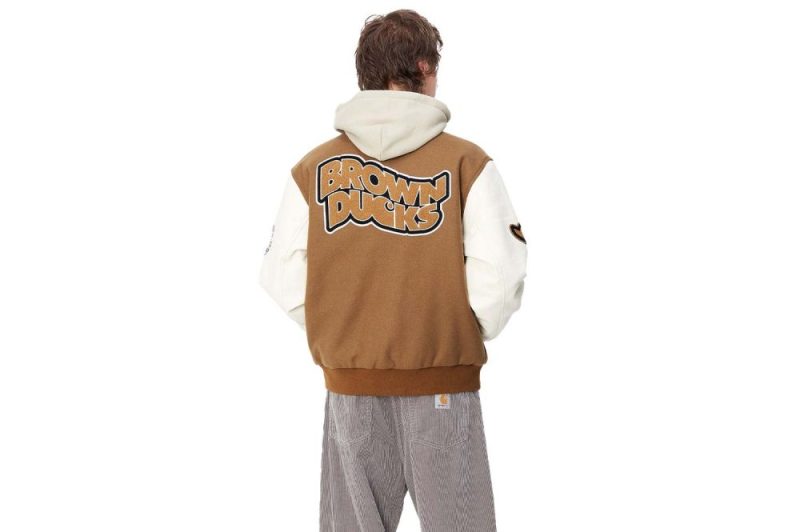 carhartt wip brown ducks bomber hamilton brown i033855 1x4 xx 03 04