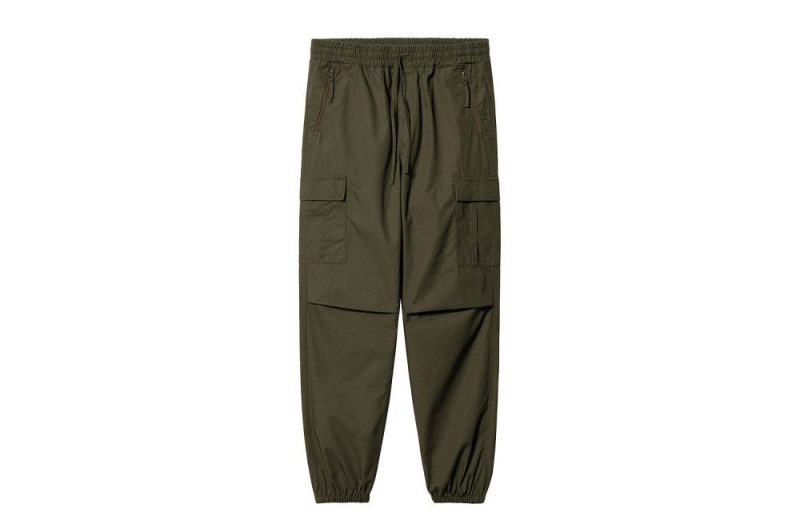 carhartt wip cargo jogger gruen i025932 63 02 03 cypress rinsed 01