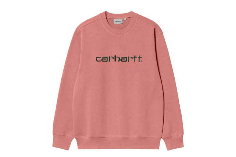 carhartt wip carhartt sweat rosa i030546 2dg xx 03 01