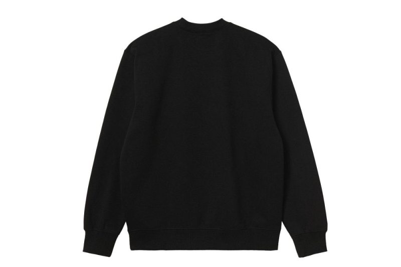 carhartt wip carhartt sweat schwarz i030229 0d2 xx 03 black 2