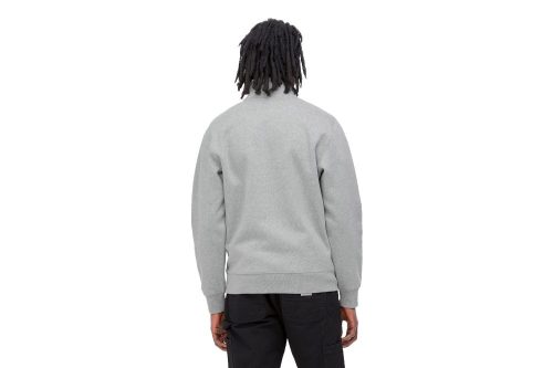 carhartt wip chase neck zip sweat grau i027038 00m xx 03 06