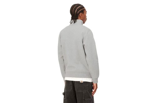 carhartt wip chase neck zip sweat grau i033665 00m xx 03 05