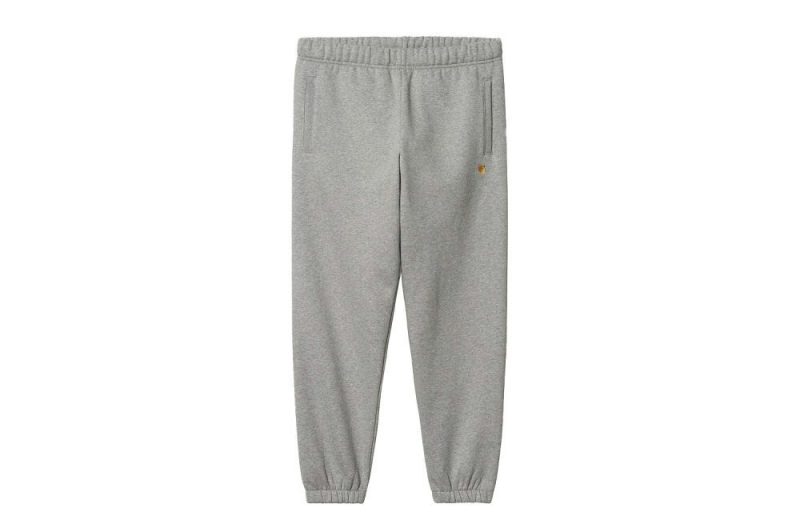 carhartt wip chase sweat pant grau i028284 00m xx 03 01