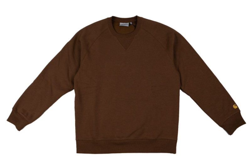 carhartt wip chase sweatshirt braun i026383 1ro xx 03 1