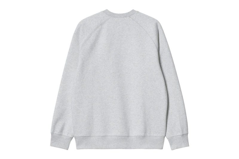 carhartt wip chase sweatshirt grau i026383 00j xx 03 ash heather gold 02