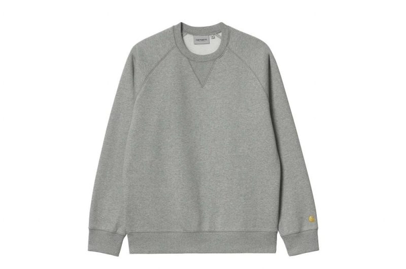 carhartt wip chase sweatshirt grau i026383 00m xx 03 01